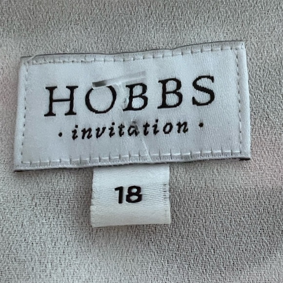 Hobbs Invitation Silk Chiffon Circle print Dress SZ 18 Multicolor - Picture 14 of 16